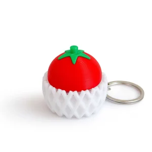 Tomato Clicker Fidget Toy - 3D Printed Fruit Clicker Collection